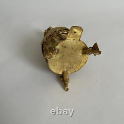 Ruche Abeilles Style Empire Cave Senteur Parfum Flacon Napoléon III Bronze Doré