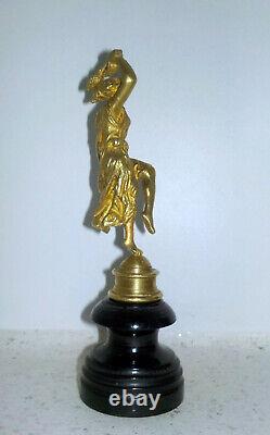 STATUETTE de Danseuse en bronze doré 19e siècle 19th century