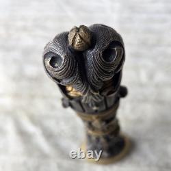 Sceau Cachet en Bronze Doré Fleurs De Lys Royalisme XIXè Wax Seal 19thC