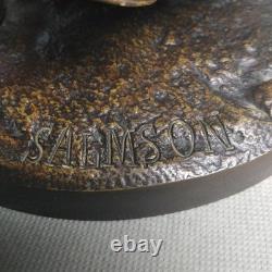 Sculpture orientaliste bronze ancien Porteuse d'eau par Jean Jules B SALMSON