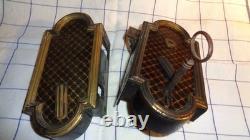 Serrure Double Napoleon III Bronze Acier Peinte Avec Clef Sans Poignee Sr95