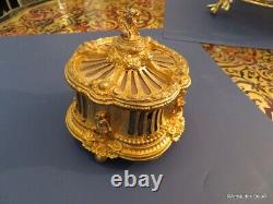 Signée BOISSIER Boite à bijoux en Bronze Boulle Epoque Napoléon III