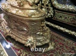 Signée LEBLANC Boite à bijoux en Bronze doré Epoque Napoléon III aux oiseaux