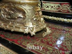 Signée LEBLANC Boite à bijoux en Bronze doré Epoque Napoléon III aux oiseaux