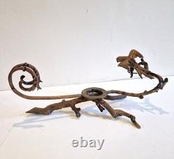 Socle en bronze, monture pour lampe, vase, cache pot ou autre. Epoque XIXème