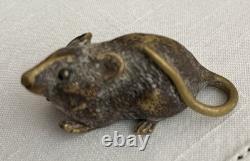 Souris XIXe en bronze de Vienne