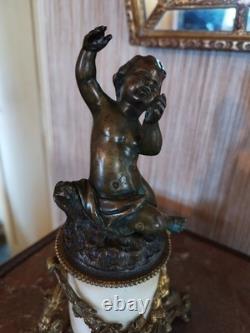 Statuette Putto en Bronze du XIXème