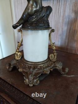 Statuette Putto en Bronze du XIXème