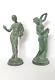 Statuettes En Bronze Xixe Antique Grand Tour Narcisse Et Sa Muse