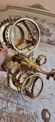 Stunning Napoleon III era Caraffe stand silverplated bronze