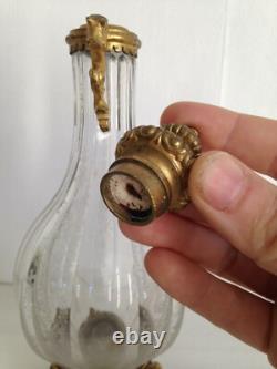 Superbe Flacon Cristal et Bronze XIXéme Napoléon III