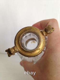 Superbe Flacon Cristal et Bronze XIXéme Napoléon III