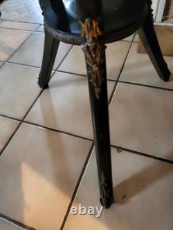 Superbe Jardinière Napoléon III en marqueterie et bronze