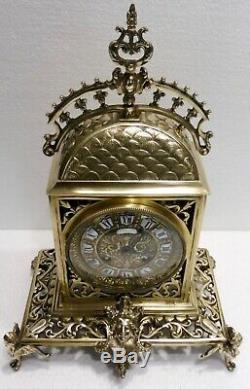 Superbe PENDULE bronze NAPOLEON III XIXème révisée Fonctionne Clock horloge