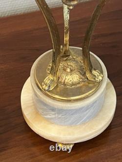 Superbe Paire De Cassolette Marbre Et Bronze Napoleon III