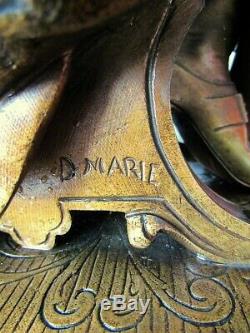 Superbe ancien Bronze Napoléon III 14.3 kg, non pendule Empire, clock