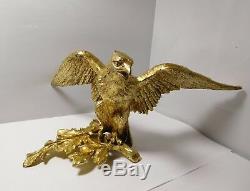 Superbe bronze doré époque Napoléon III Aigle impérial