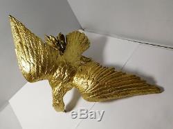 Superbe bronze doré époque Napoléon III Aigle impérial