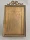 Superbe Cadre Porte Photo Rectangle Bronze Et Laiton A Décor Noud Napoléon Iii