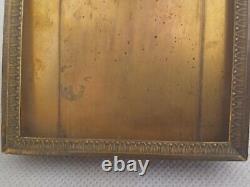 Superbe cadre porte photo rectangle bronze et laiton A décor noud Napoléon III