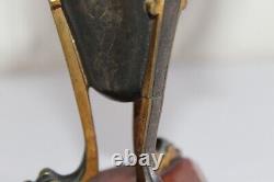 Superbe coupe tripode en bronze 2 patines époque 19ème siècle