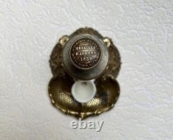 Superbe encrier à pompe signé Boquet XIXe siècle objet de collection