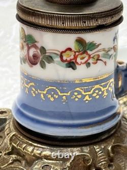 Superbe encrier à pompe signé Boquet XIXe siècle objet de collection