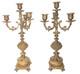 Superbe Paire Chandeliers Bronze 19ème Napoléon Iii