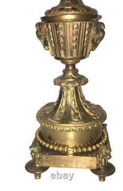 Superbe paire chandeliers bronze 19ème Napoléon III