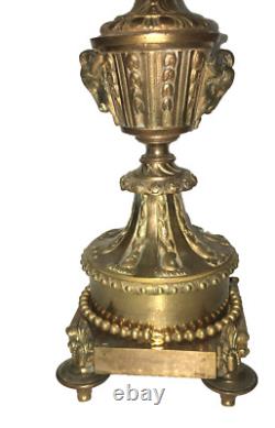 Superbe paire chandeliers bronze 19ème Napoléon III