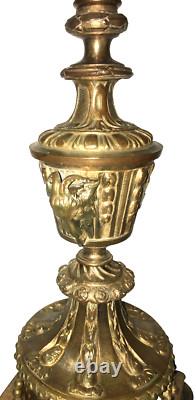 Superbe paire chandeliers bronze 19ème Napoléon III