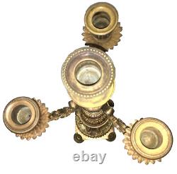 Superbe paire chandeliers bronze 19ème Napoléon III