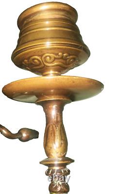 Superbe paire chandeliers orientaliste F. BARBEDIENNE Napoléon III