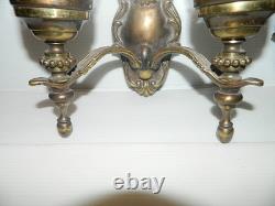Superbes appliques murales en bronze XIXe Napoléon III