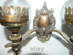Superbes appliques murales en bronze XIXe Napoléon III