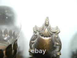 Superbes appliques murales en bronze XIXe Napoléon III
