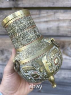 Susse Frères Fondeur Bronze Napoléon III Chine Han Chinoiserie Vase Chinois