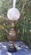 Très Grande Lampe à Pétrole En Bronze Complète Xixéme Napoléon Iii. Ancienne