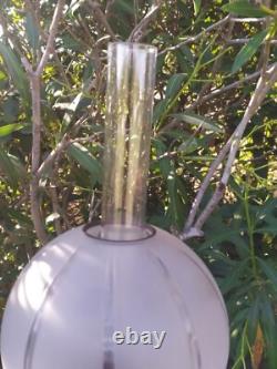 Très Grande Lampe à Pétrole en Bronze Complète XIXéme Napoléon III. Ancienne