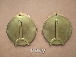 Très belle paire de cadres porte photos en bronze doré d'époque Napoléon III