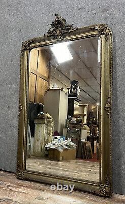 Très grand miroir doré époque Napoléon III vers 1850