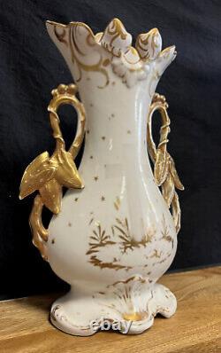 Très grand vase d'autel en porcelaine de Paris époque Napoléon III vers 1850