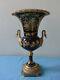 Vase Medicis Faience Et Bronze