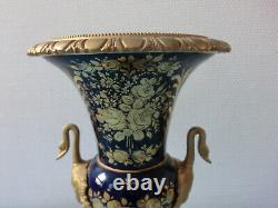 Vase Medicis Faience Et Bronze