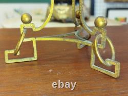 Vase TULIPE Cristal Et Bronze NAPOLEON III 3 En L Etat Ancien 9MAG 05/09