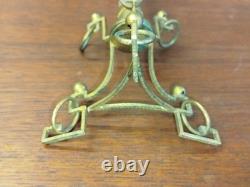 Vase TULIPE Cristal Et Bronze NAPOLEON III 3 En L Etat Ancien 9MAG 05/09