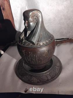 Vase canopé égyptien, époque Napoléon III