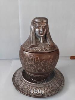 Vase canopé égyptien, époque Napoléon III