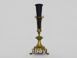 Vase cornet armature en bronze et métal. Napoléon III XIXéme