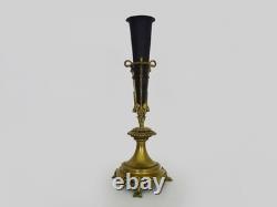 Vase cornet armature en bronze et métal. Napoléon III XIXéme